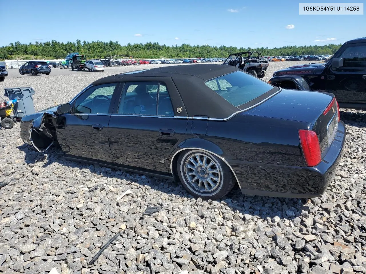 2001 Cadillac Deville VIN: 1G6KD54Y51U114258 Lot: 69670894