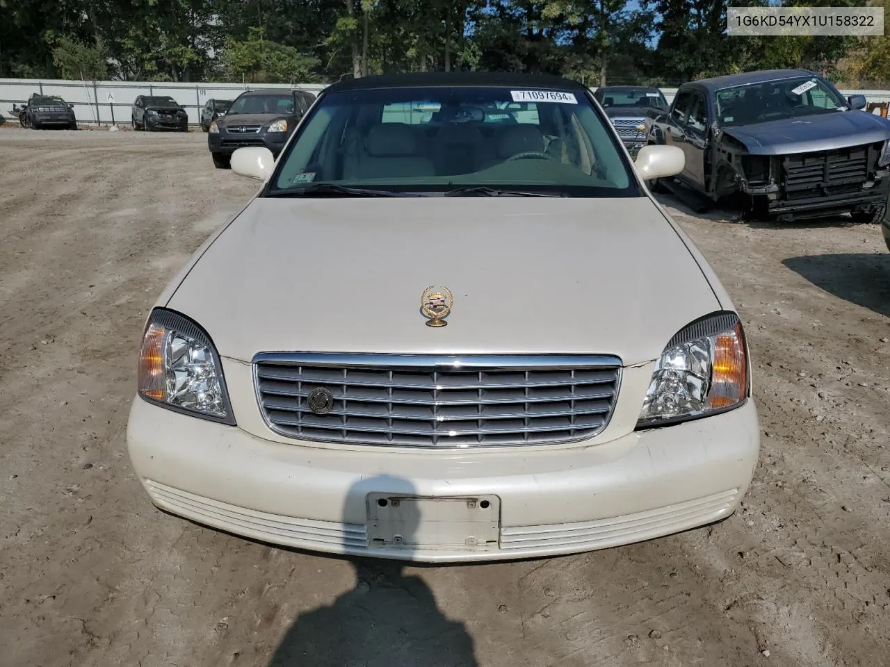 2001 Cadillac Deville VIN: 1G6KD54YX1U158322 Lot: 71097694