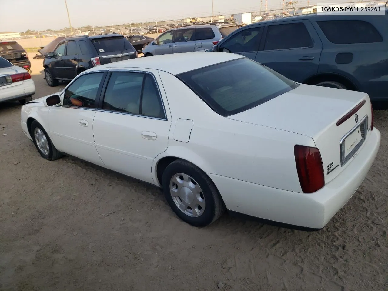 2001 Cadillac Deville VIN: 1G6KD54Y61U259261 Lot: 72015314