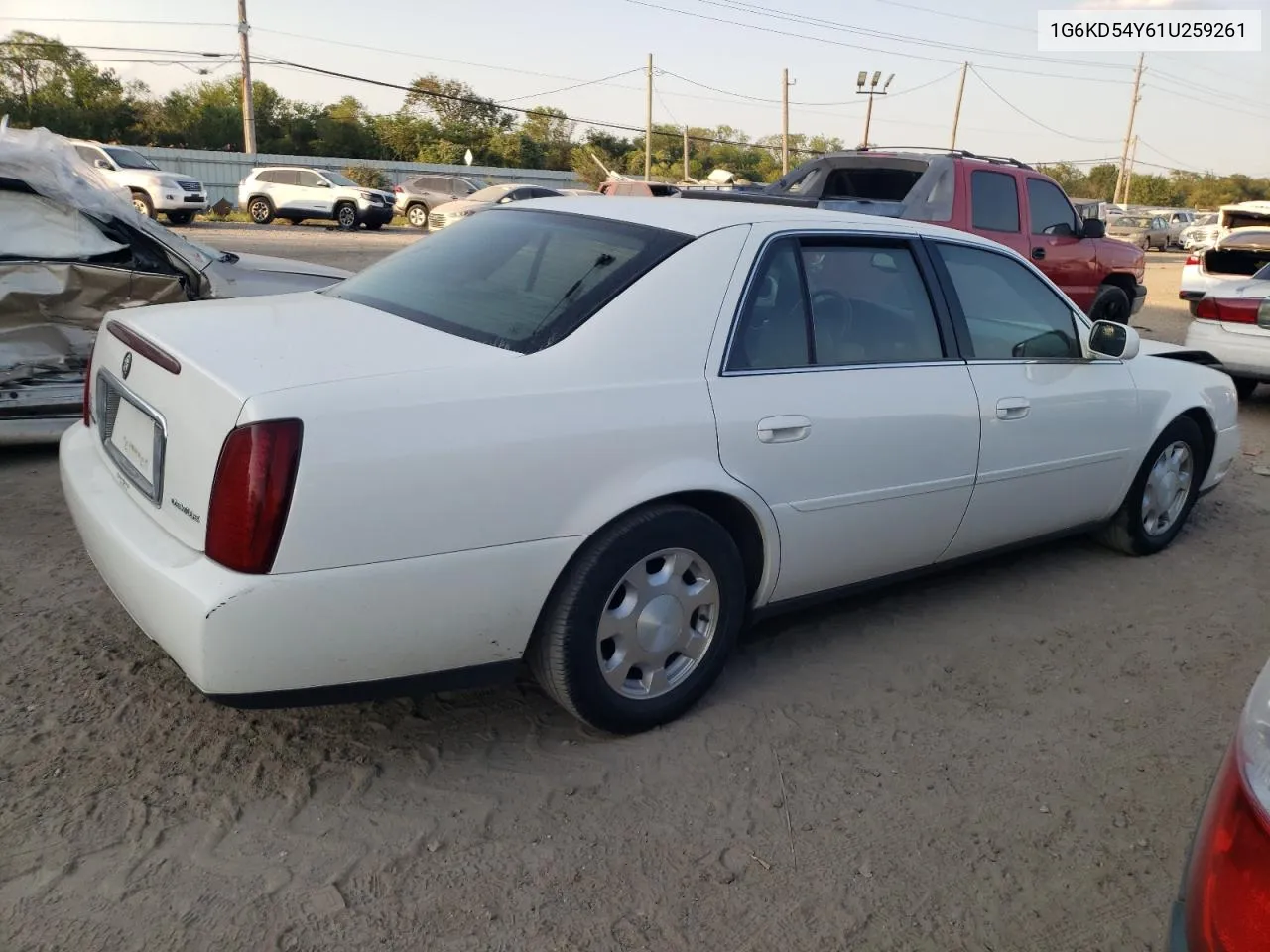 2001 Cadillac Deville VIN: 1G6KD54Y61U259261 Lot: 72015314