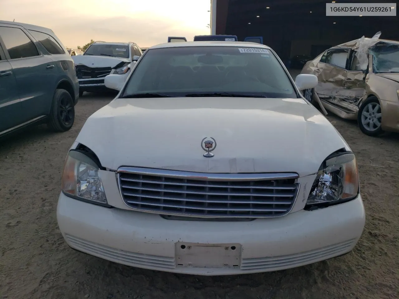 2001 Cadillac Deville VIN: 1G6KD54Y61U259261 Lot: 72015314