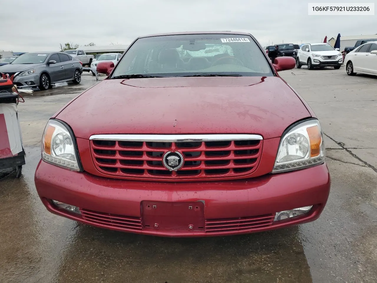 2001 Cadillac Deville Dts VIN: 1G6KF57921U233206 Lot: 72446414