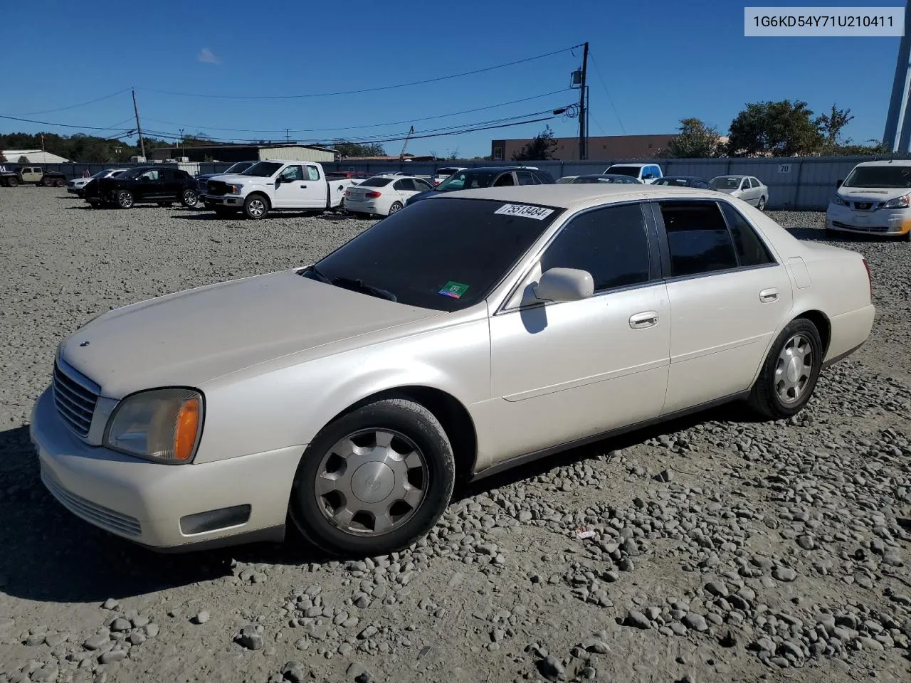 2001 Cadillac Deville VIN: 1G6KD54Y71U210411 Lot: 75513484