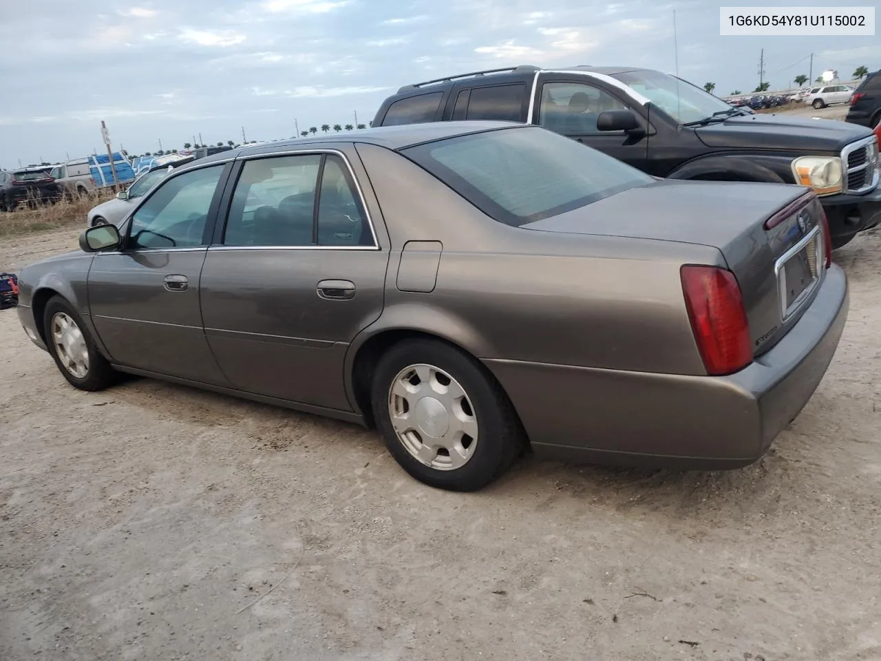 2001 Cadillac Deville VIN: 1G6KD54Y81U115002 Lot: 75906654