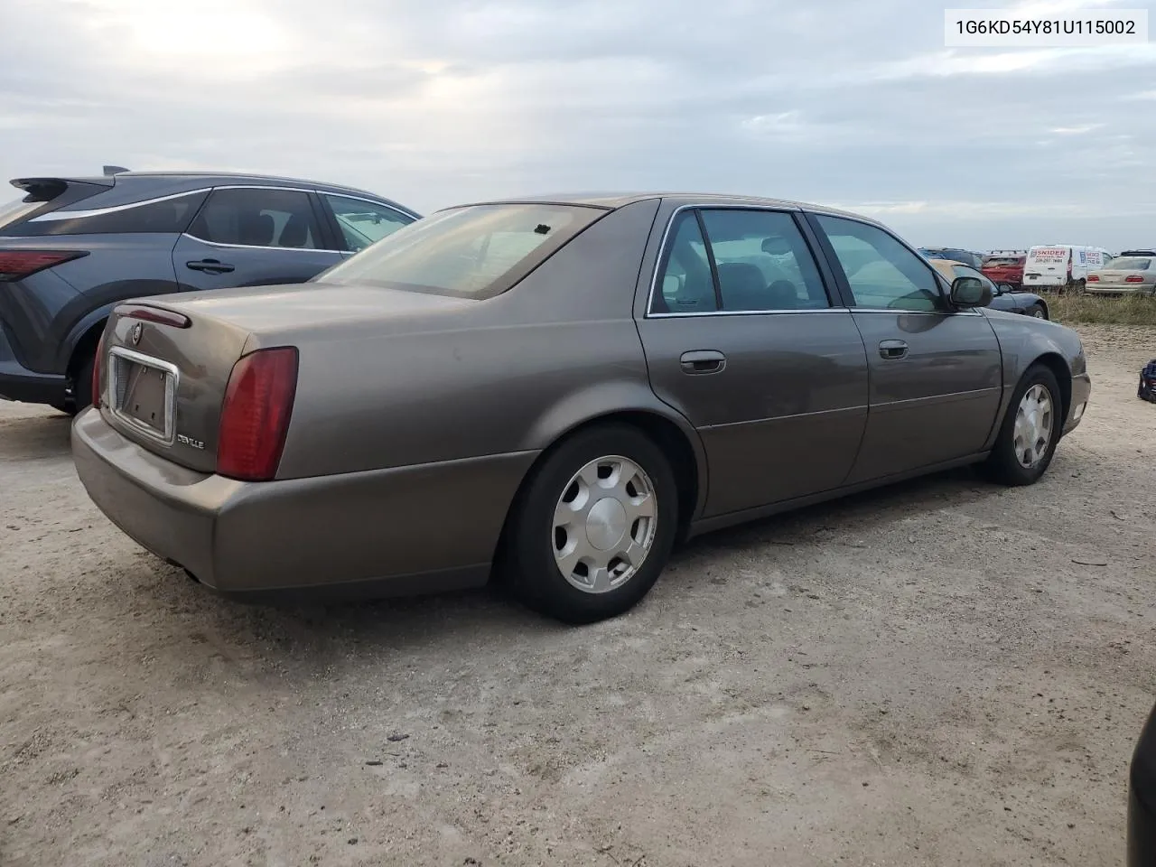 2001 Cadillac Deville VIN: 1G6KD54Y81U115002 Lot: 75906654