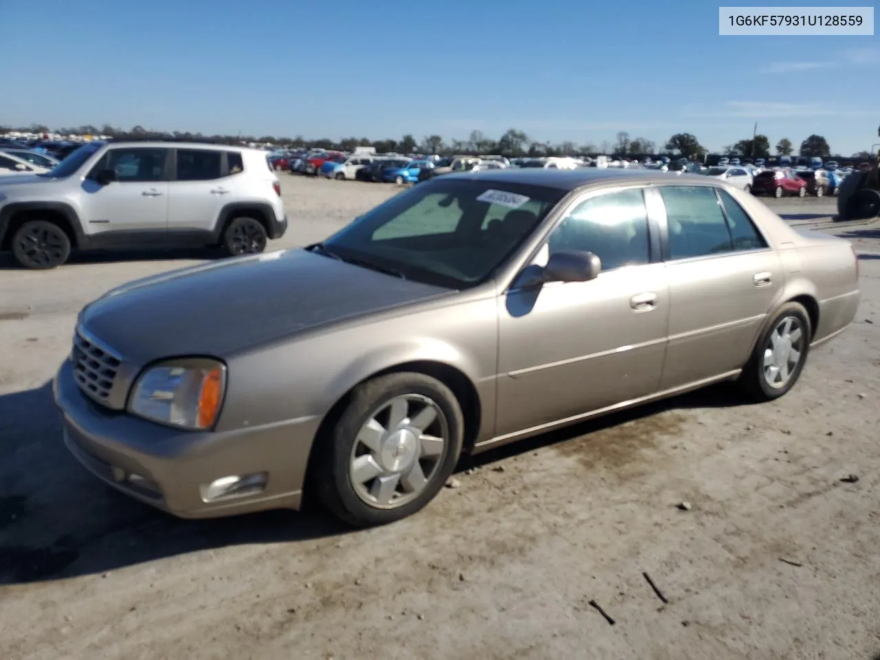 2001 Cadillac Deville Dts VIN: 1G6KF57931U128559 Lot: 80385084