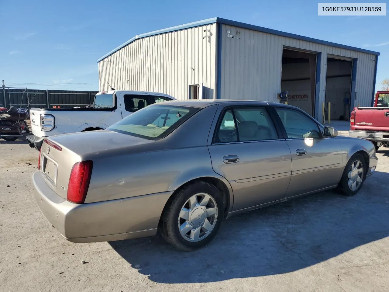 2001 Cadillac Deville Dts VIN: 1G6KF57931U128559 Lot: 80385084