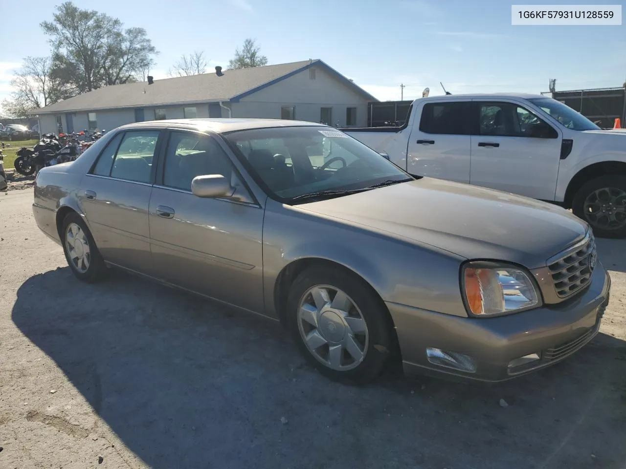 2001 Cadillac Deville Dts VIN: 1G6KF57931U128559 Lot: 80385084