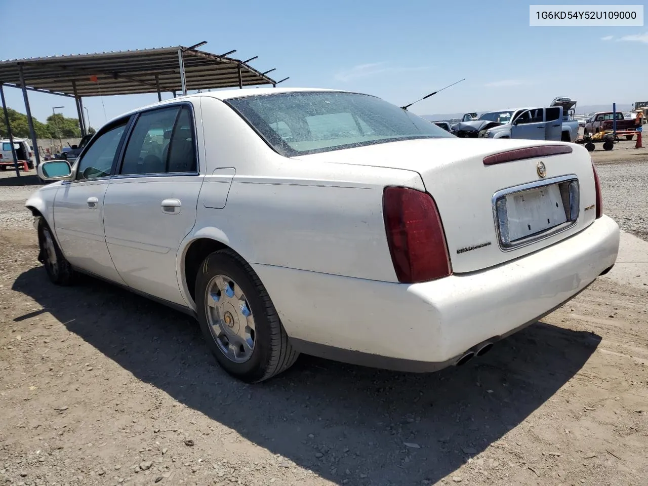 2002 Cadillac Deville VIN: 1G6KD54Y52U109000 Lot: 66029024