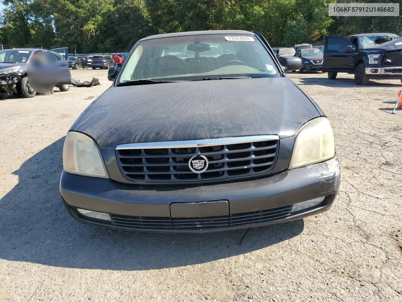 2002 Cadillac Deville Dts VIN: 1G6KF57912U148682 Lot: 73563664