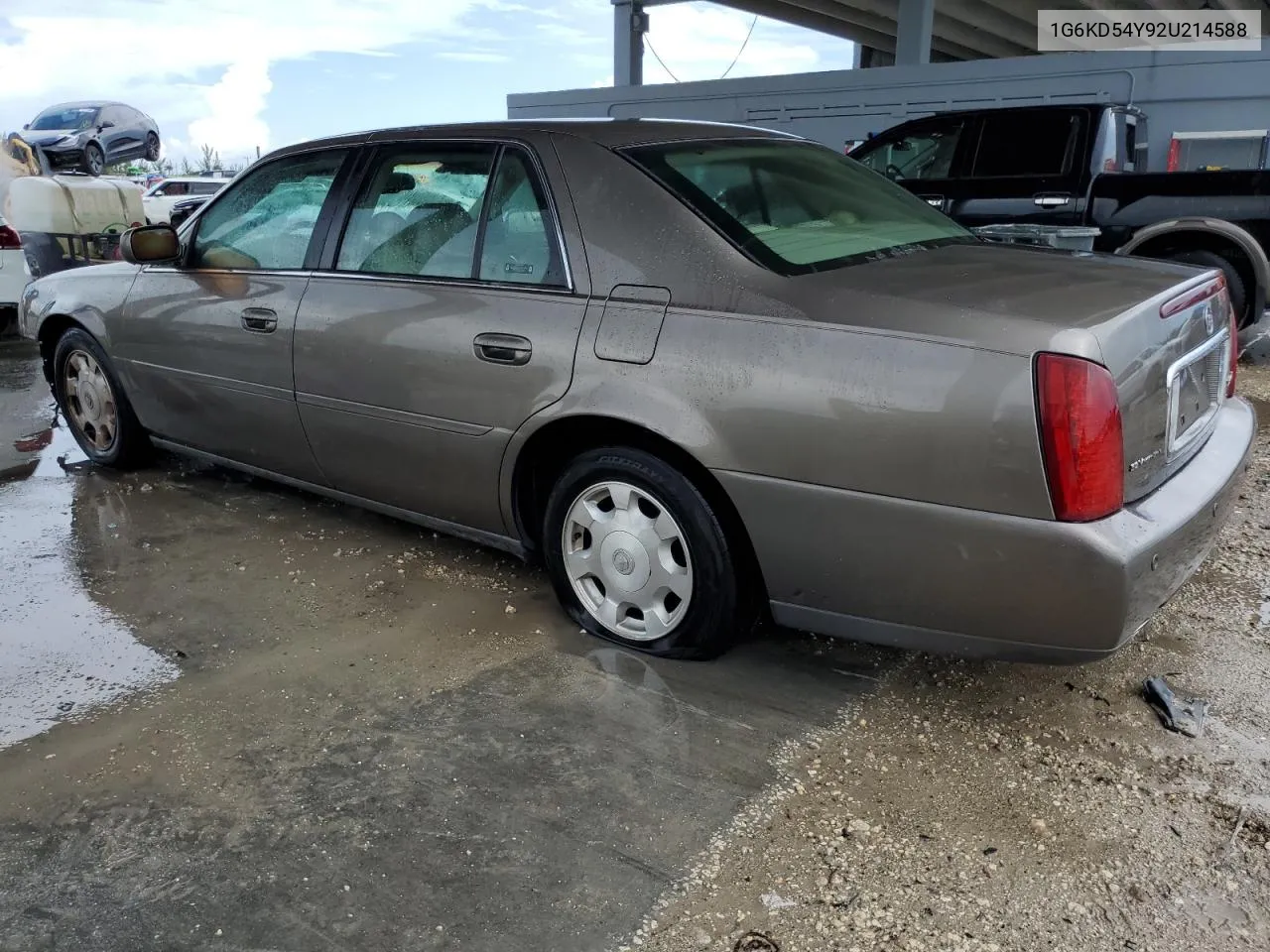 2002 Cadillac Deville VIN: 1G6KD54Y92U214588 Lot: 74097454