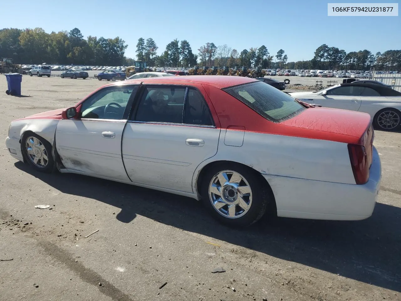 2002 Cadillac Deville Dts VIN: 1G6KF57942U231877 Lot: 76724554