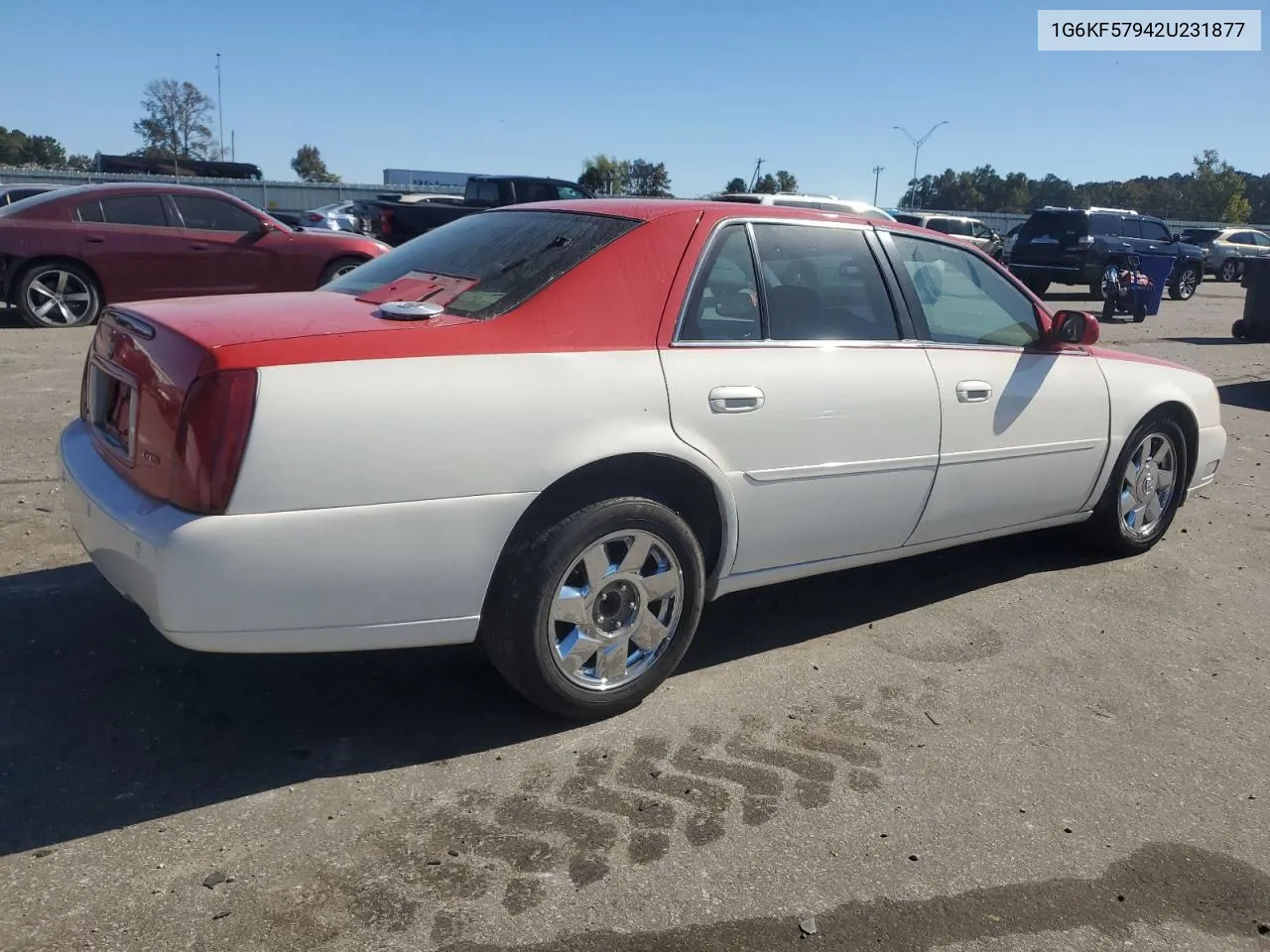 2002 Cadillac Deville Dts VIN: 1G6KF57942U231877 Lot: 76724554