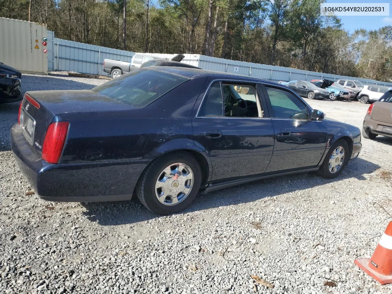 2002 Cadillac Deville VIN: 1G6KD54Y82U202531 Lot: 77361814