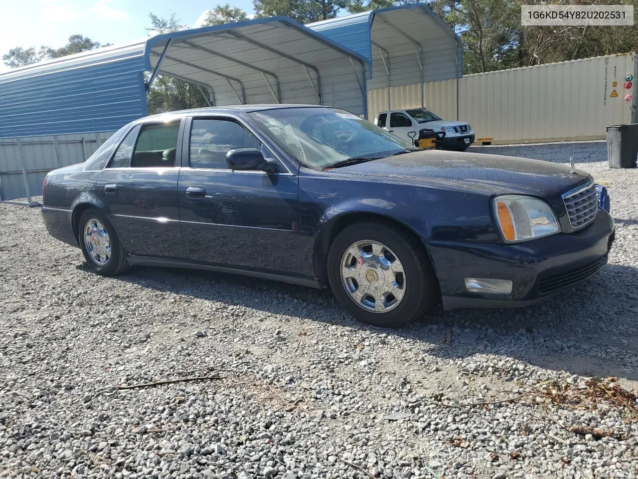 2002 Cadillac Deville VIN: 1G6KD54Y82U202531 Lot: 77361814