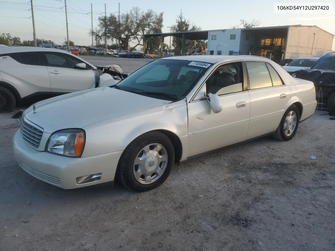 2002 Cadillac Deville VIN: 1G6KD54Y12U297420 Lot: 77455084