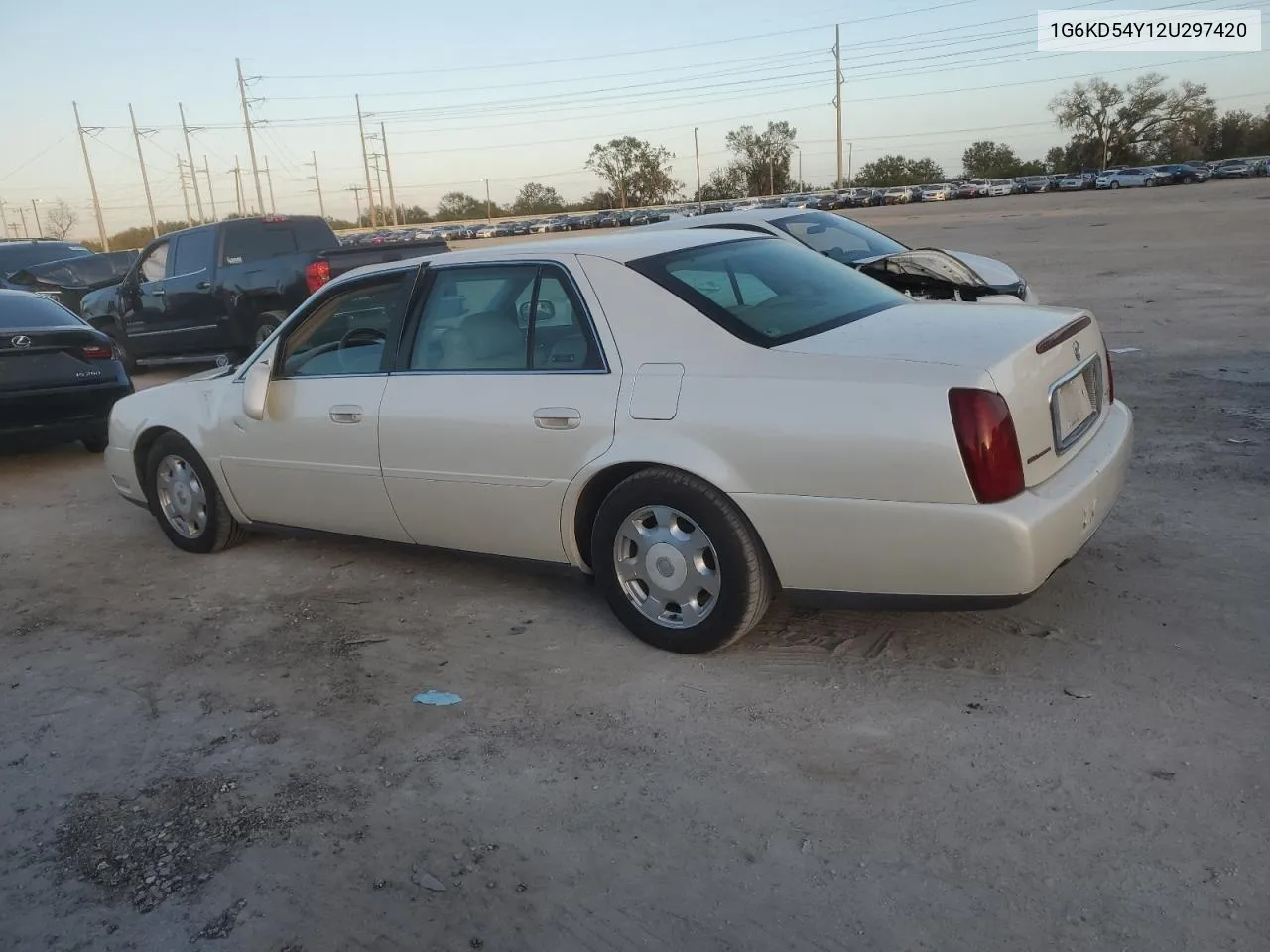 2002 Cadillac Deville VIN: 1G6KD54Y12U297420 Lot: 77455084