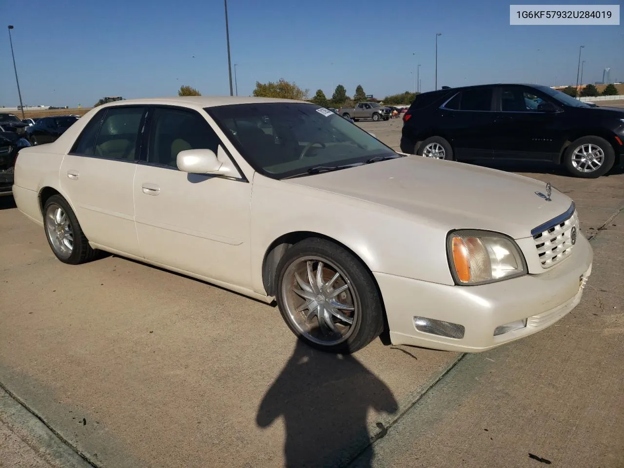 2002 Cadillac Deville Dts VIN: 1G6KF57932U284019 Lot: 78139534