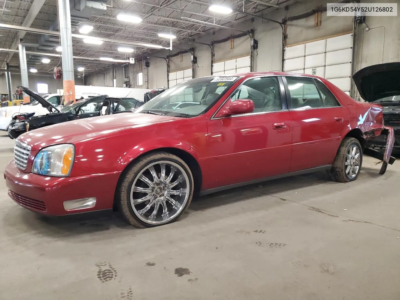 2002 Cadillac Deville VIN: 1G6KD54Y52U126802 Lot: 79392544