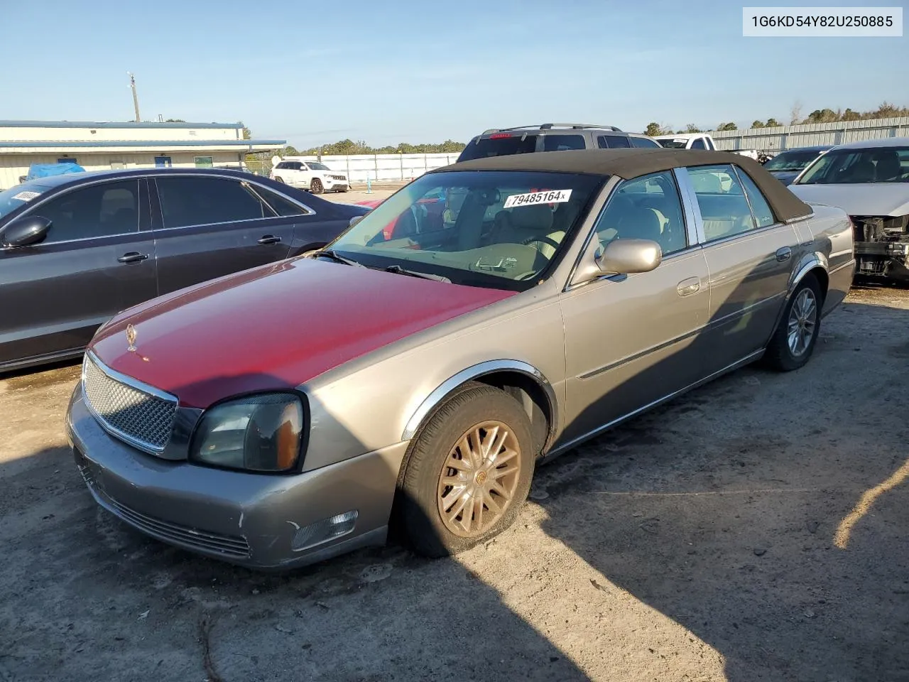 2002 Cadillac Deville VIN: 1G6KD54Y82U250885 Lot: 79485164