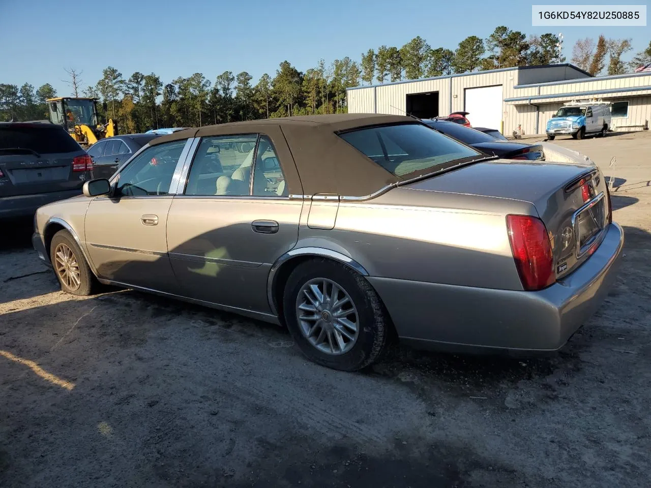 2002 Cadillac Deville VIN: 1G6KD54Y82U250885 Lot: 79485164