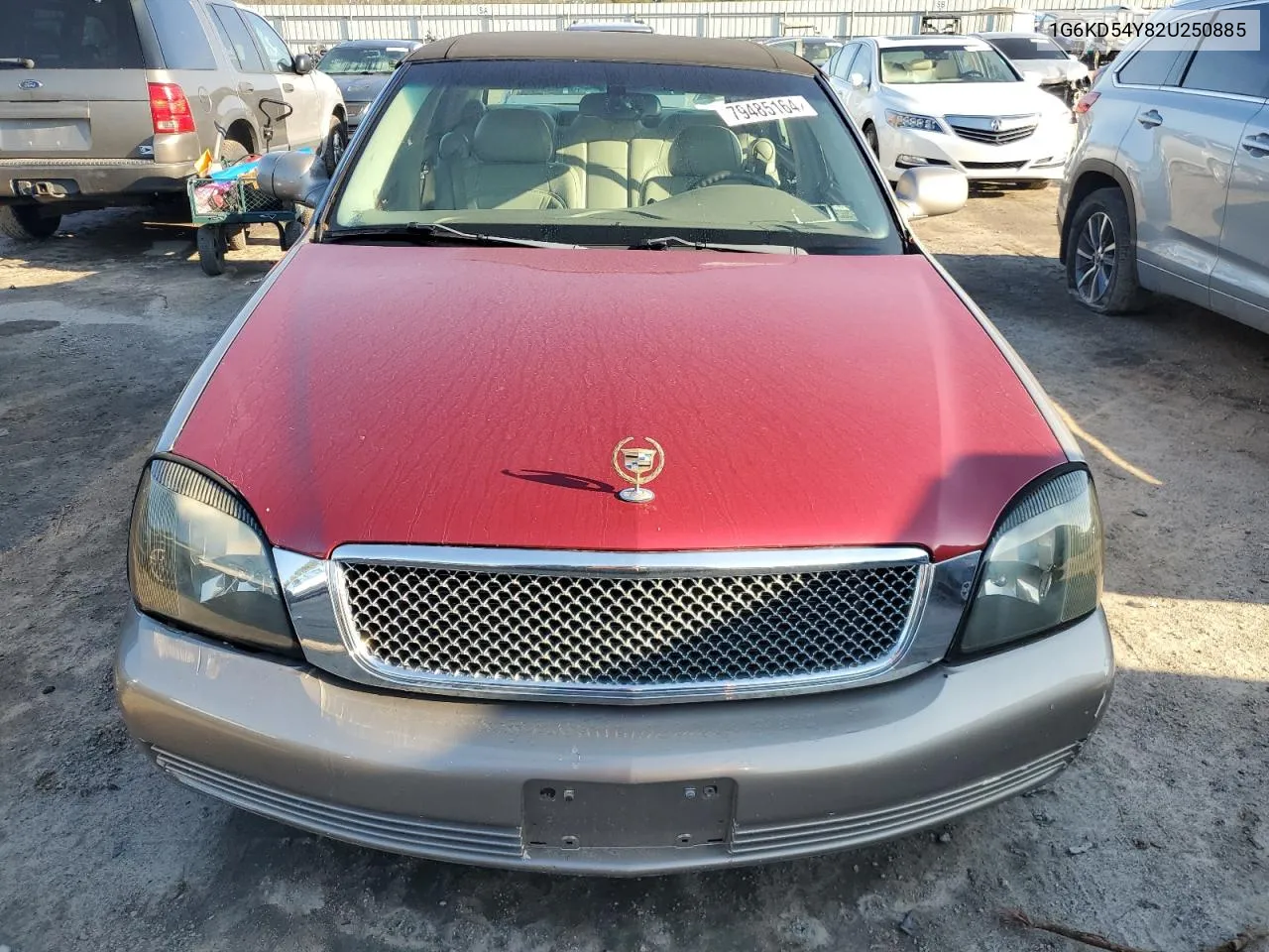 2002 Cadillac Deville VIN: 1G6KD54Y82U250885 Lot: 79485164