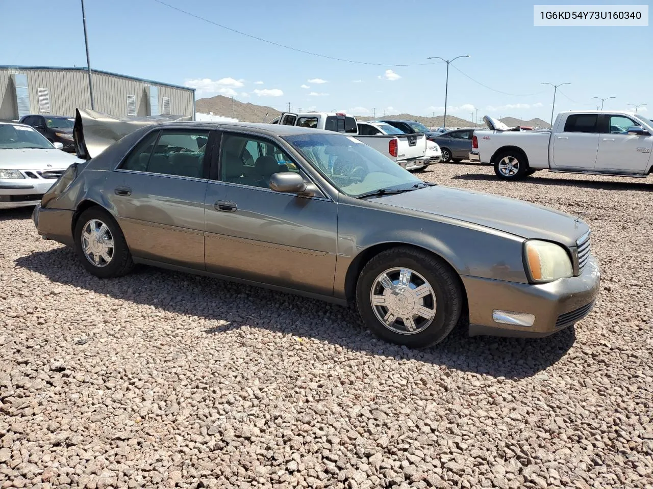 2003 Cadillac Deville VIN: 1G6KD54Y73U160340 Lot: 53532024