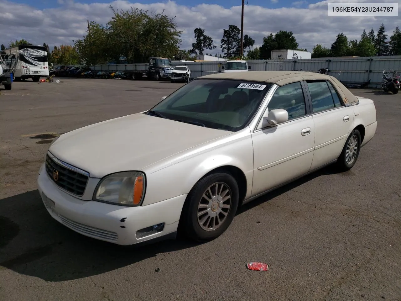 2003 Cadillac Deville Dhs VIN: 1G6KE54Y23U244787 Lot: 64168994