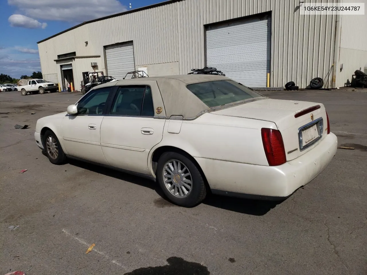 2003 Cadillac Deville Dhs VIN: 1G6KE54Y23U244787 Lot: 64168994