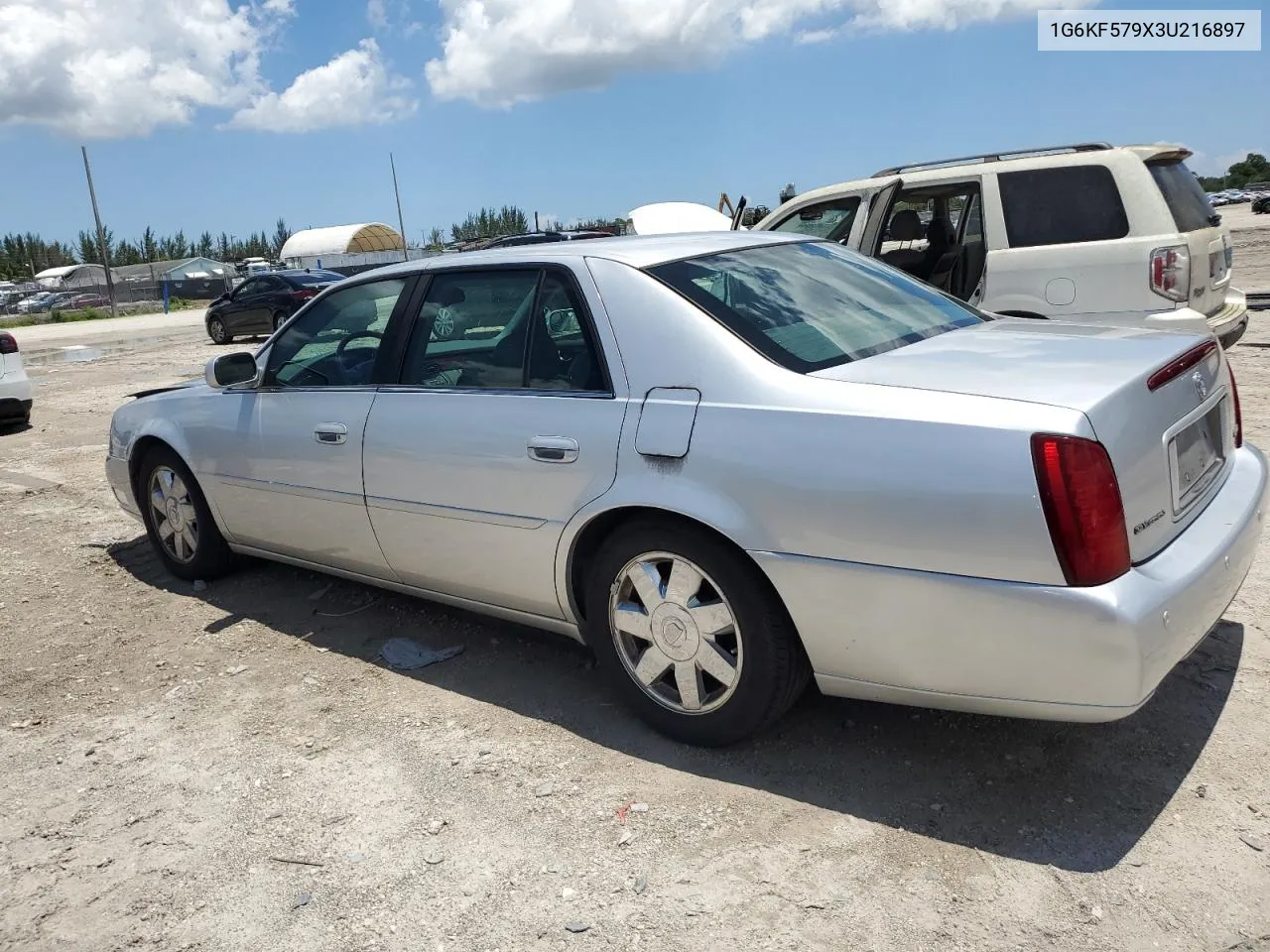 2003 Cadillac Deville Dts VIN: 1G6KF579X3U216897 Lot: 70422014