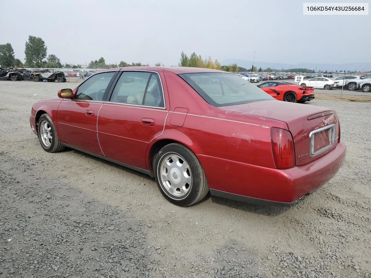 2003 Cadillac Deville VIN: 1G6KD54Y43U256684 Lot: 70697454