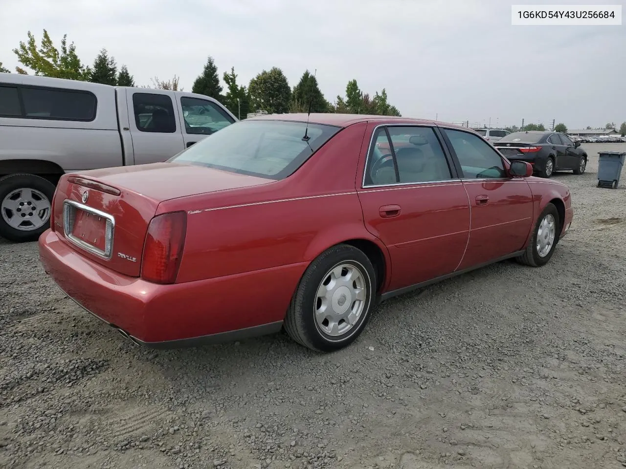 2003 Cadillac Deville VIN: 1G6KD54Y43U256684 Lot: 70697454