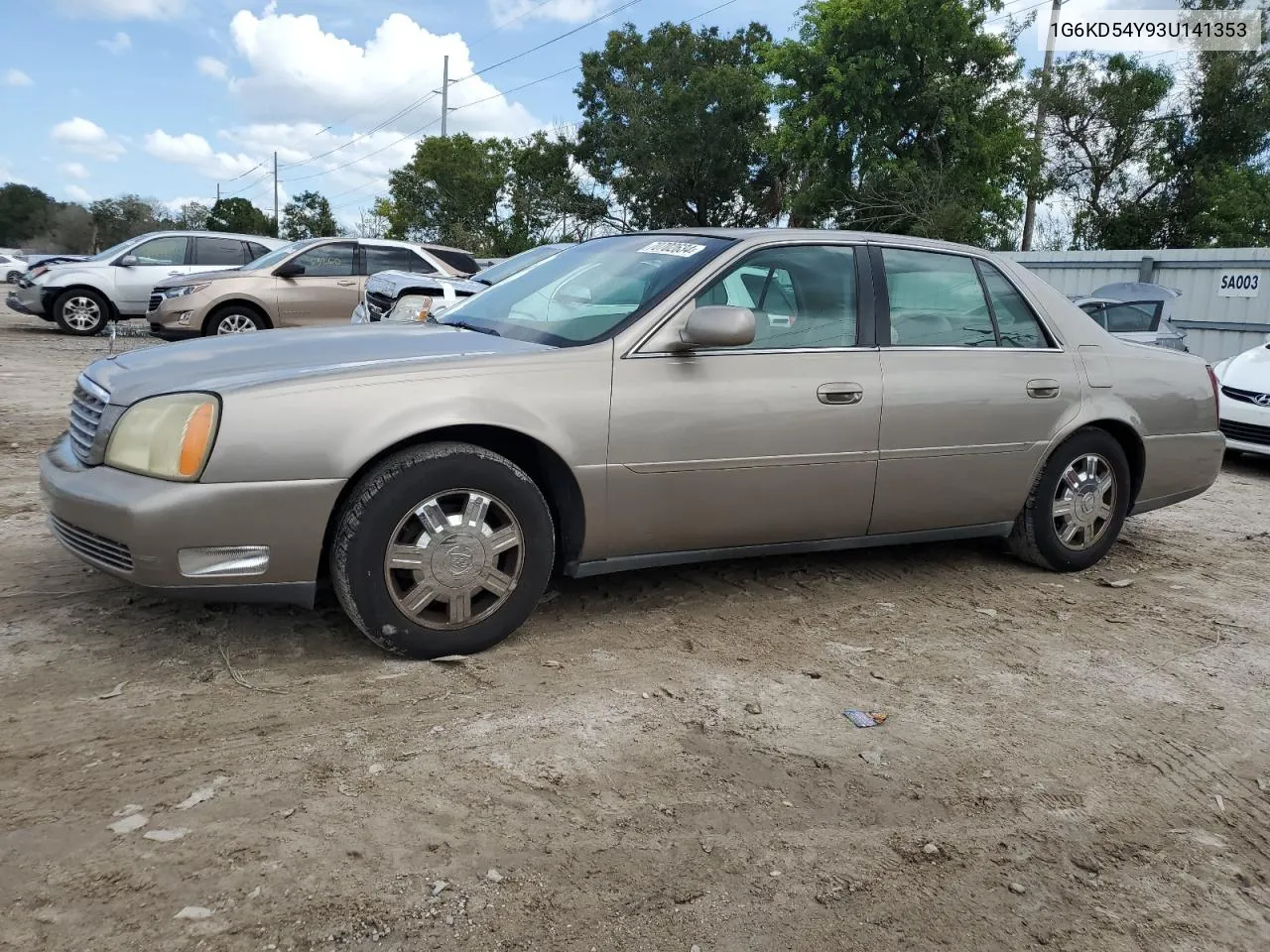 2003 Cadillac Deville VIN: 1G6KD54Y93U141353 Lot: 70702634