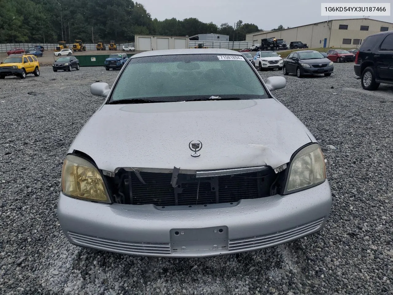 2003 Cadillac Deville VIN: 1G6KD54YX3U187466 Lot: 71501894