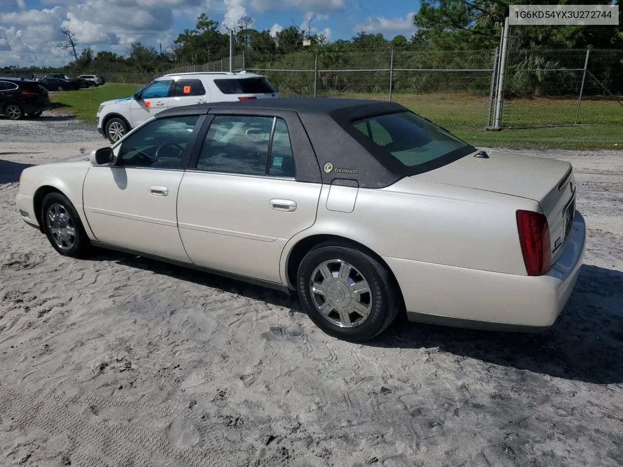 2003 Cadillac Deville VIN: 1G6KD54YX3U272744 Lot: 72781034