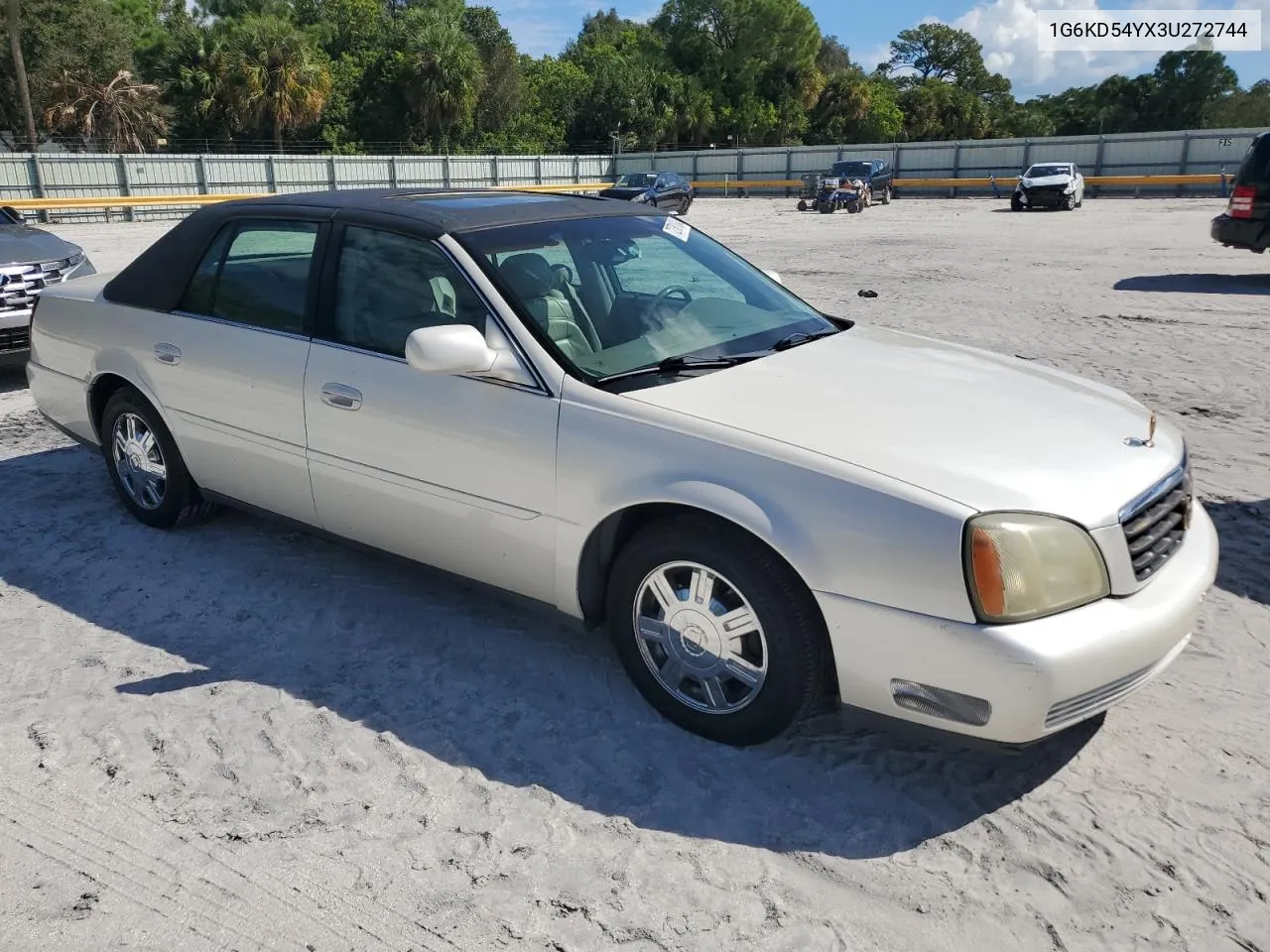 1G6KD54YX3U272744 2003 Cadillac Deville