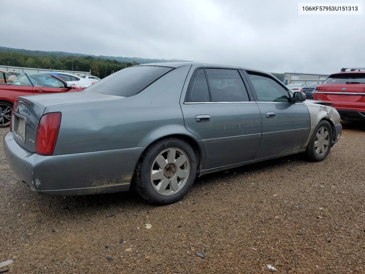 2003 Cadillac Deville Dts VIN: 1G6KF57953U151313 Lot: 73120394