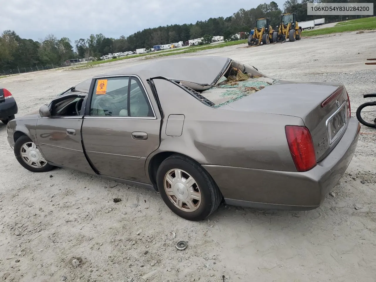 2003 Cadillac Deville VIN: 1G6KD54Y83U284200 Lot: 75162214