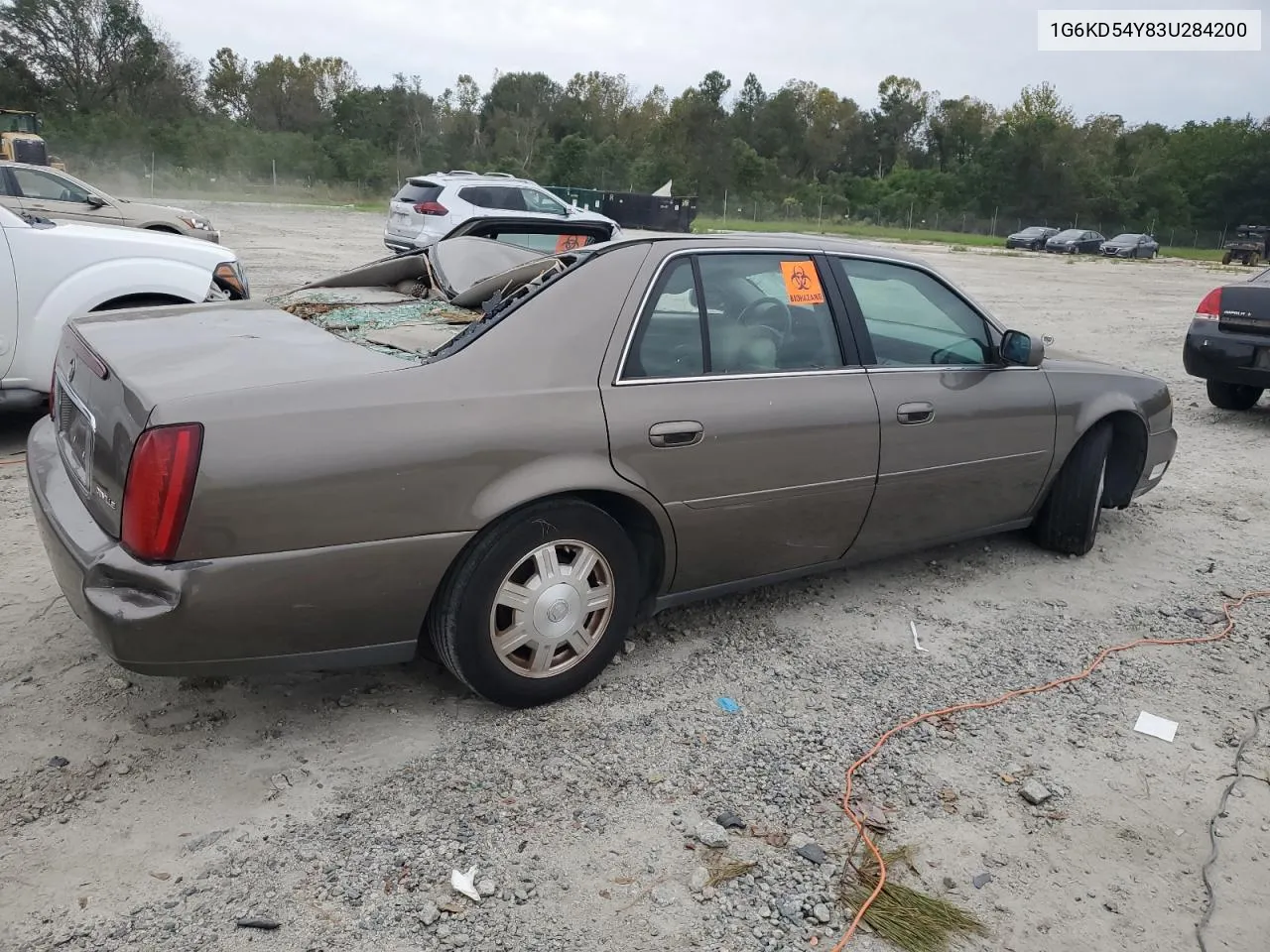 2003 Cadillac Deville VIN: 1G6KD54Y83U284200 Lot: 75162214