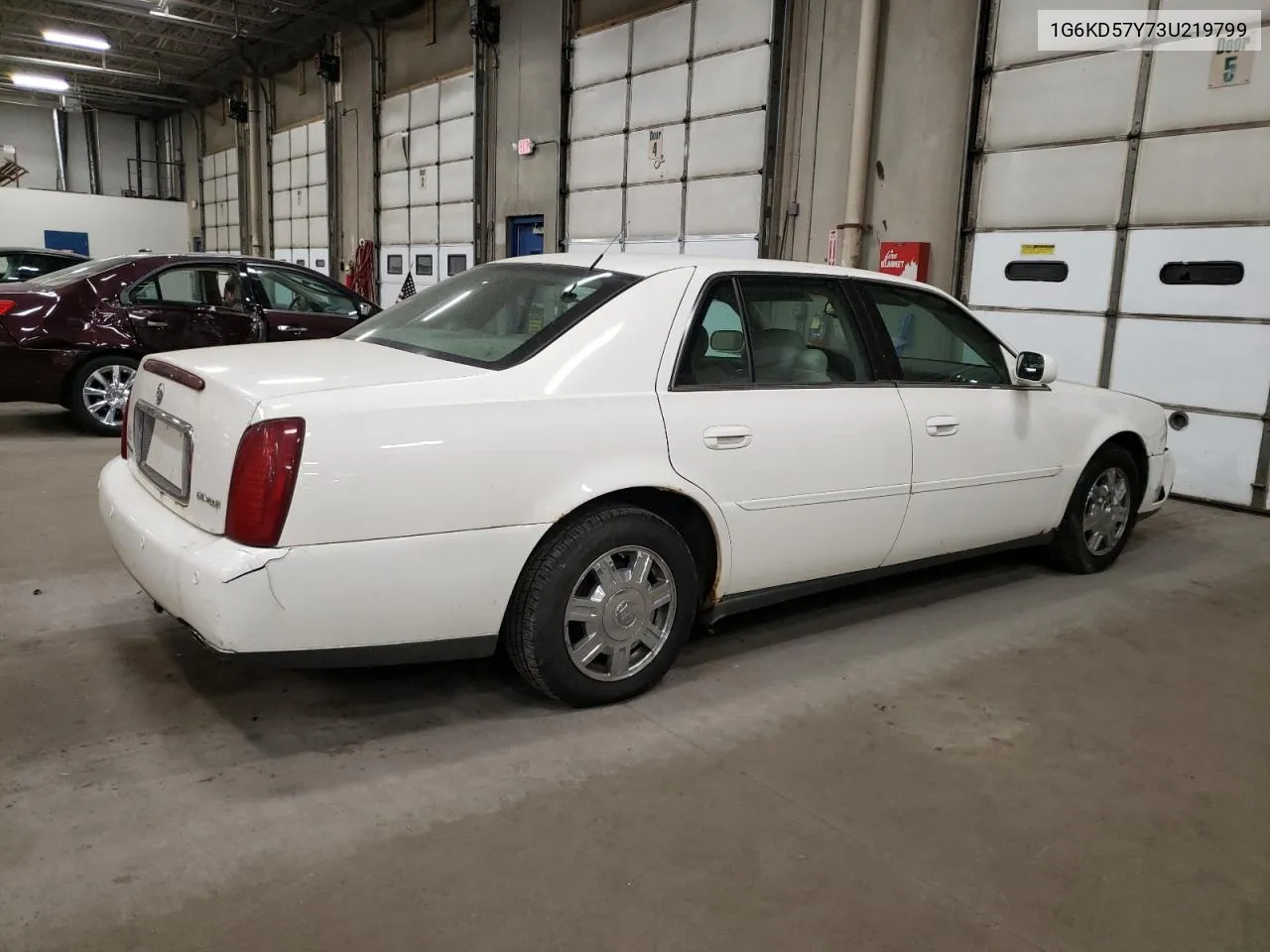 2003 Cadillac Deville VIN: 1G6KD57Y73U219799 Lot: 76092934