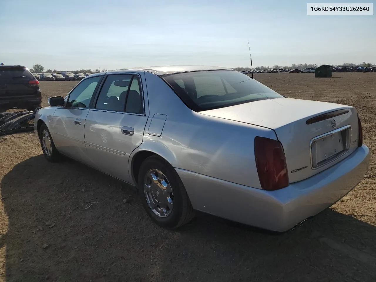 2003 Cadillac Deville VIN: 1G6KD54Y33U262640 Lot: 76684354