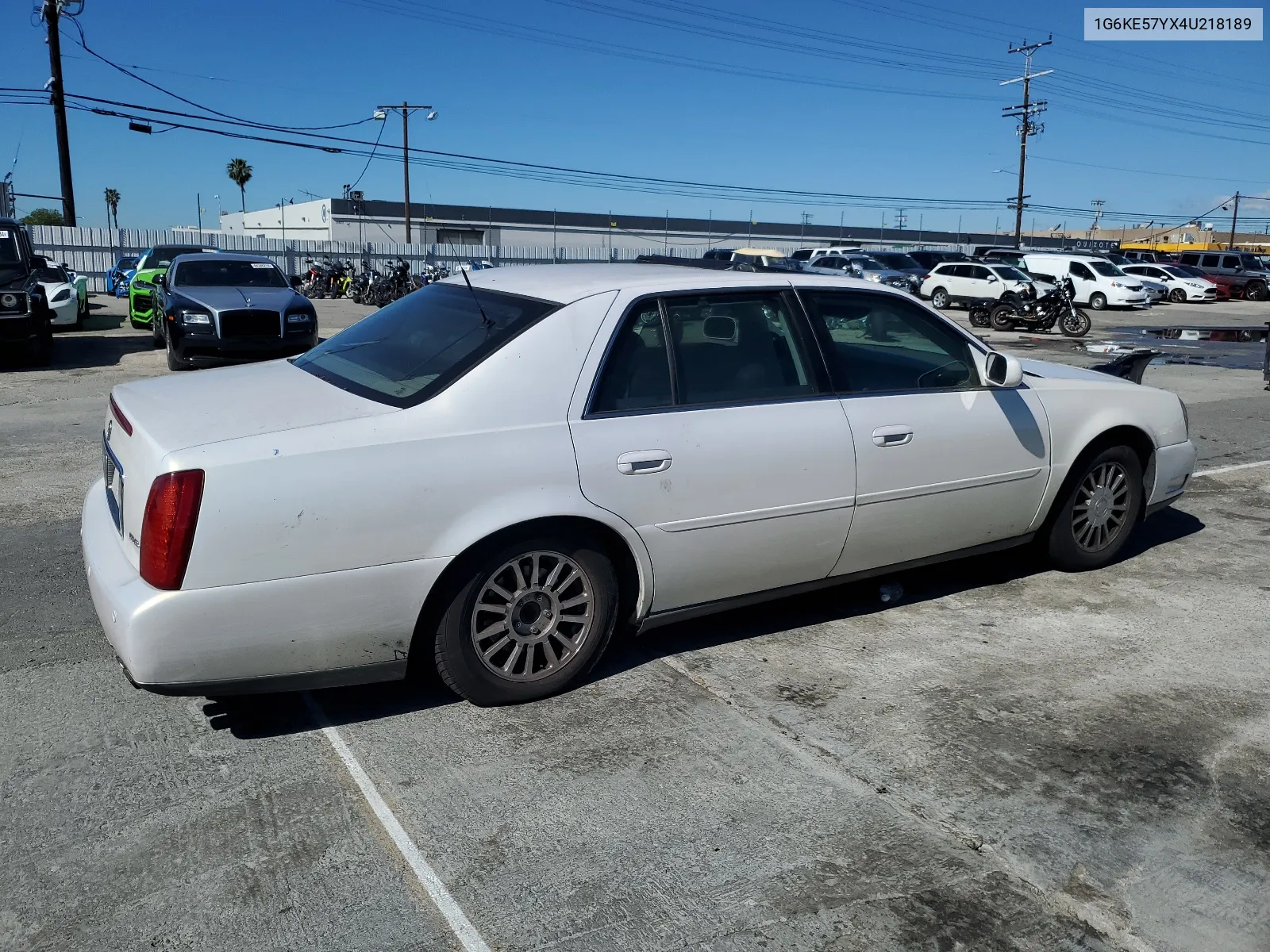 2004 Cadillac Deville Dhs VIN: 1G6KE57YX4U218189 Lot: 49122094