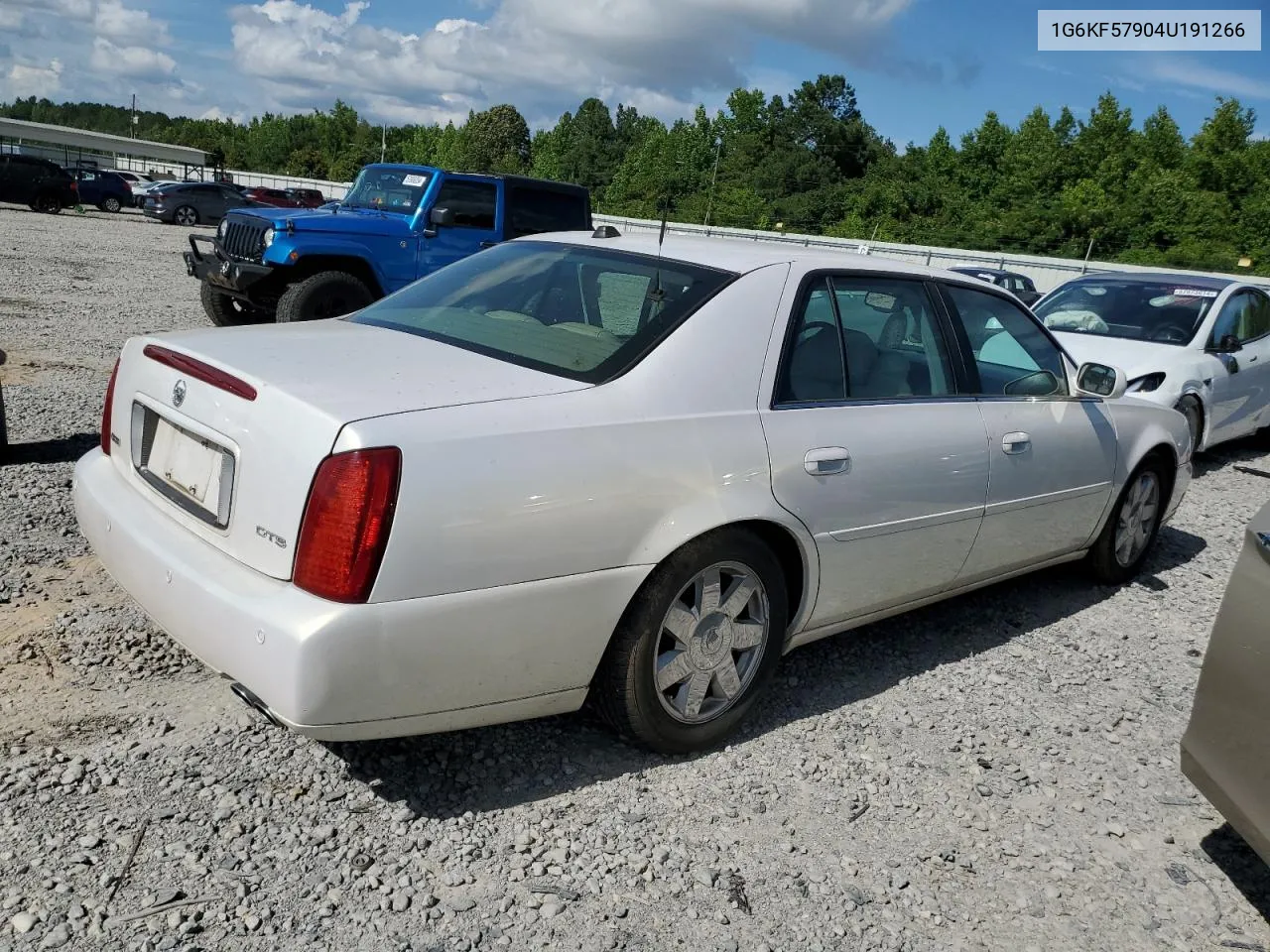 2004 Cadillac Deville Dts VIN: 1G6KF57904U191266 Lot: 57869134