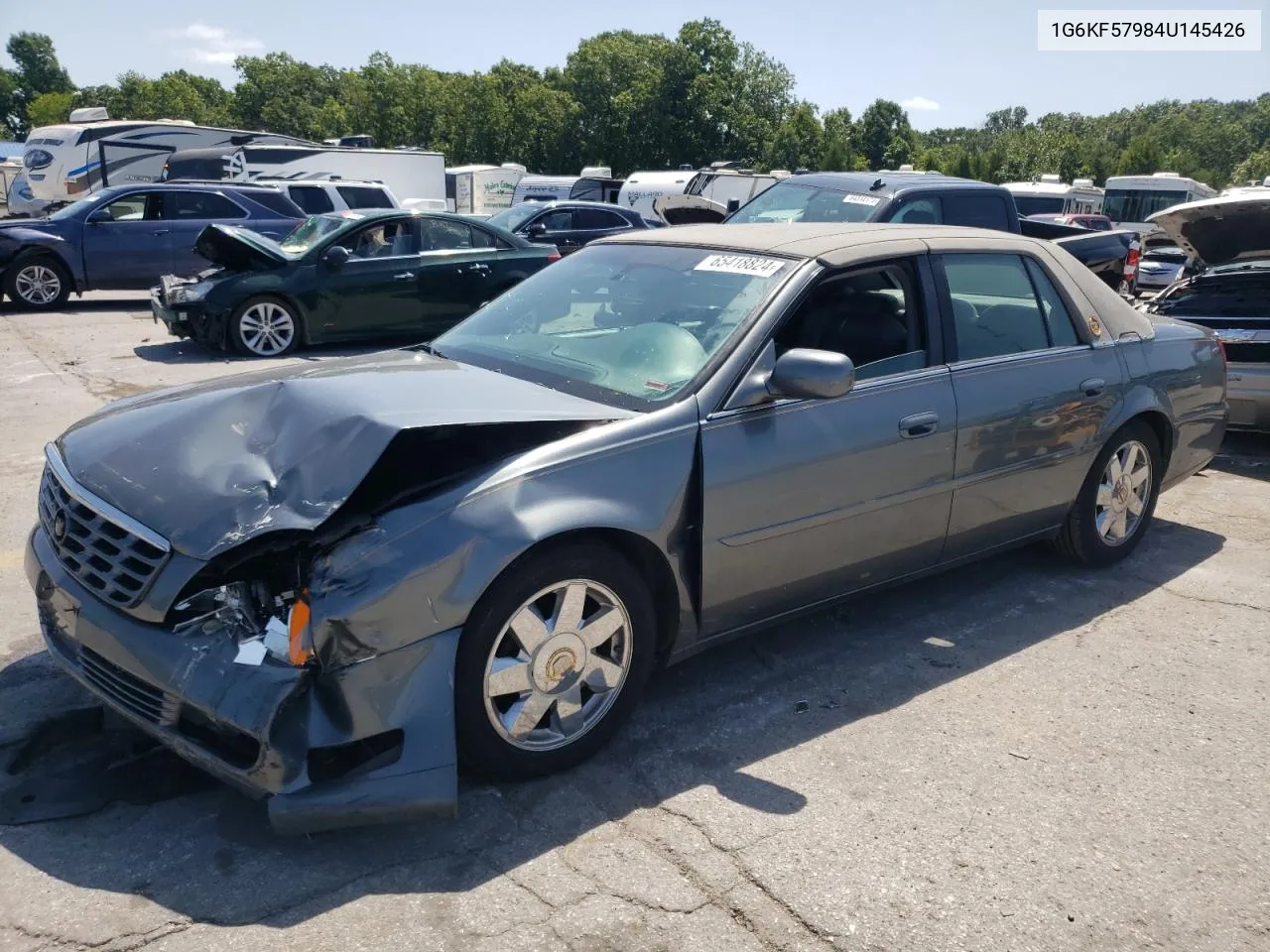 2004 Cadillac Deville Dts VIN: 1G6KF57984U145426 Lot: 65418824