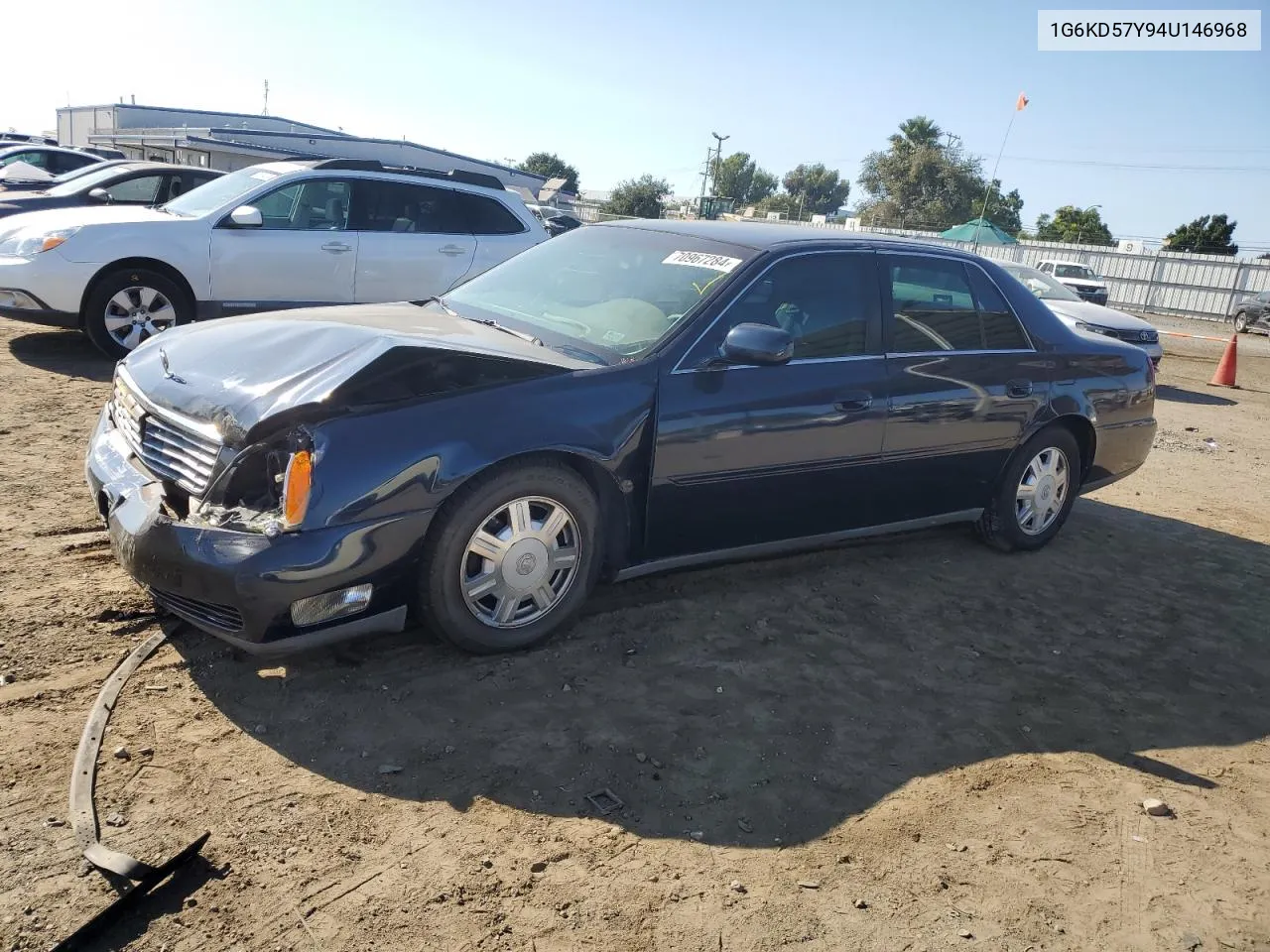 2004 Cadillac Deville VIN: 1G6KD57Y94U146968 Lot: 70967284