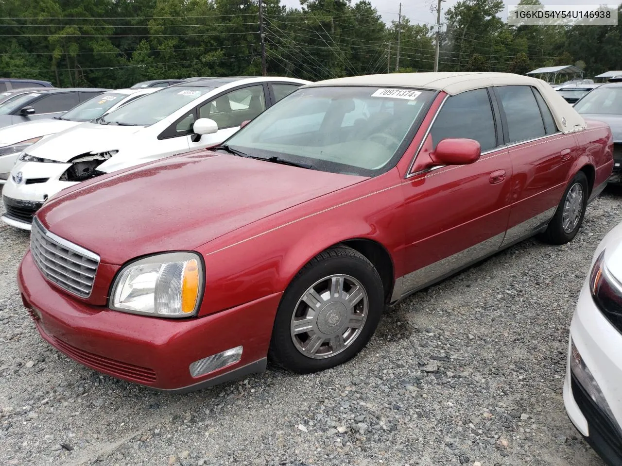 2004 Cadillac Deville VIN: 1G6KD54Y54U146938 Lot: 70971374