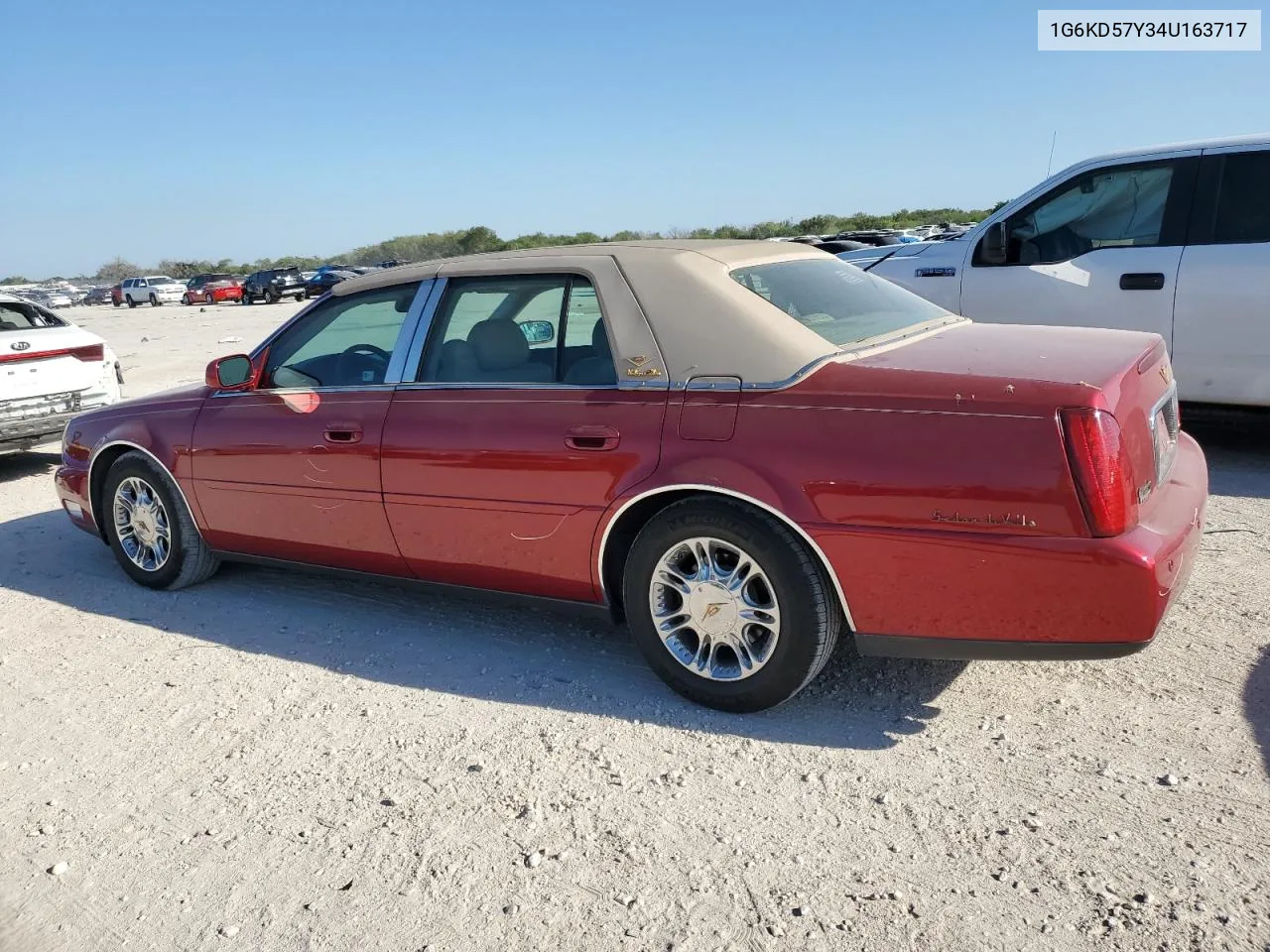 2004 Cadillac Deville VIN: 1G6KD57Y34U163717 Lot: 70993364