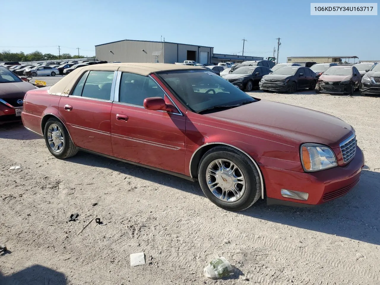 2004 Cadillac Deville VIN: 1G6KD57Y34U163717 Lot: 70993364