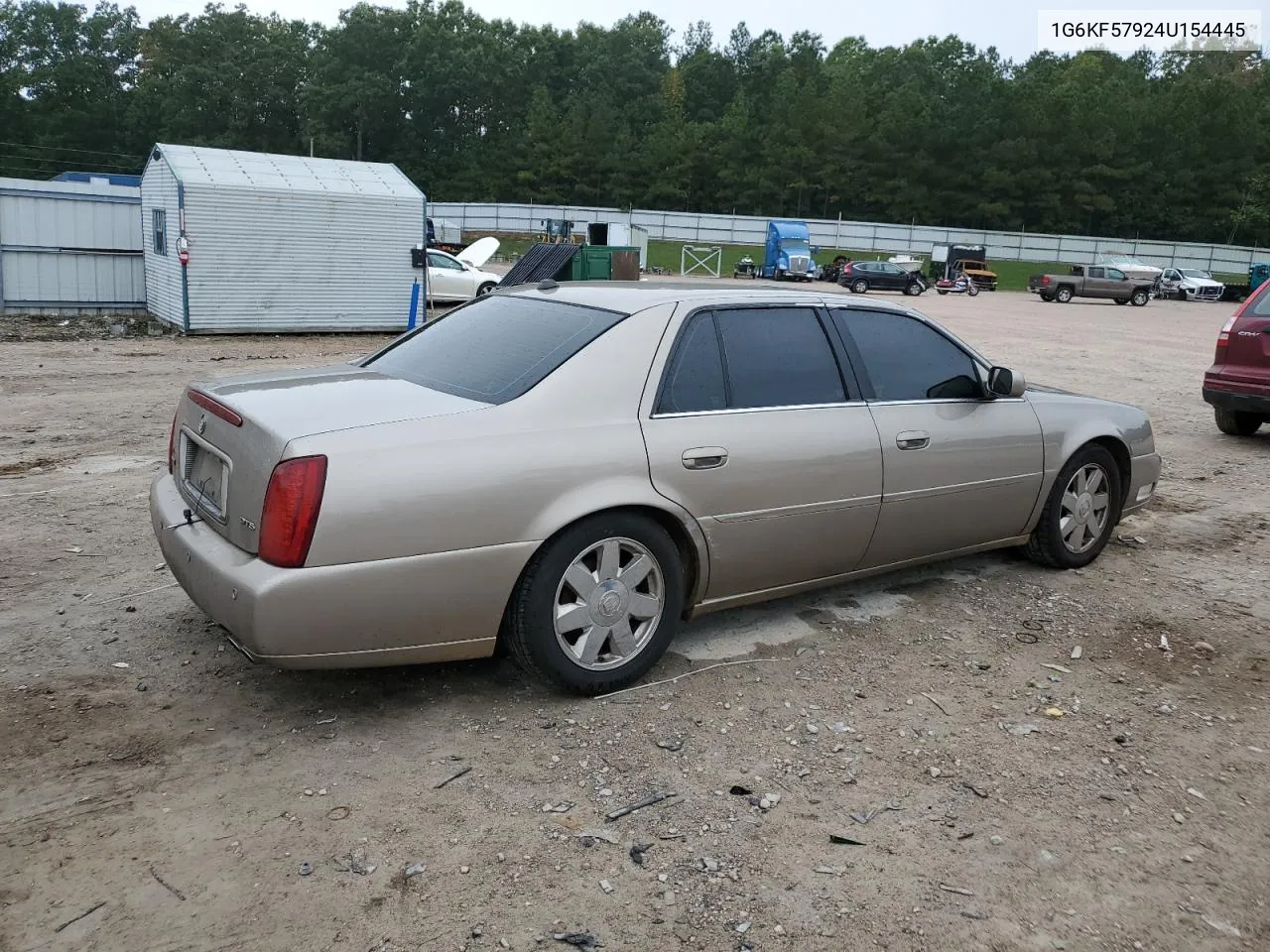 2004 Cadillac Deville Dts VIN: 1G6KF57924U154445 Lot: 71270644