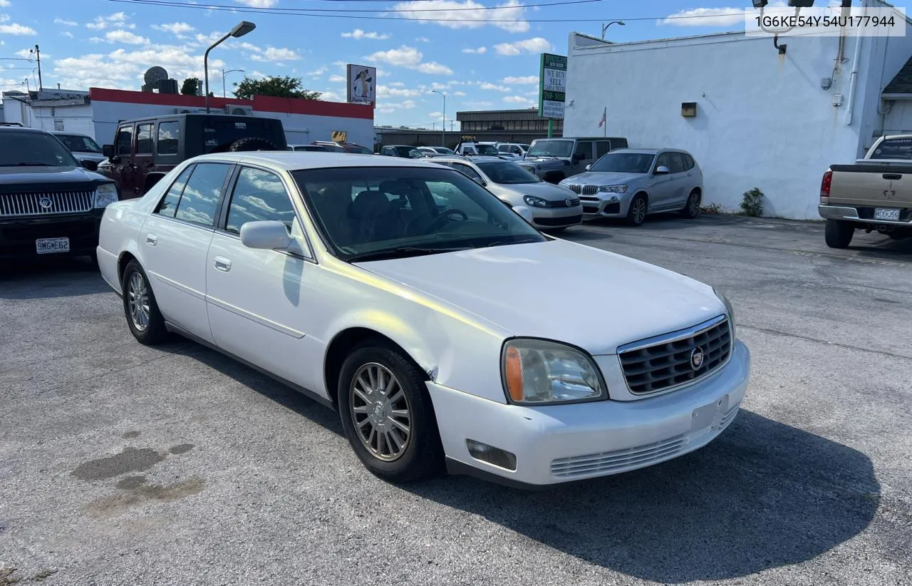 2004 Cadillac Deville Dhs VIN: 1G6KE54Y54U177944 Lot: 74019704